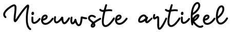 Nieuwste artikel